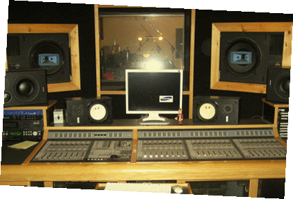 Boston Recording Studio Control Room